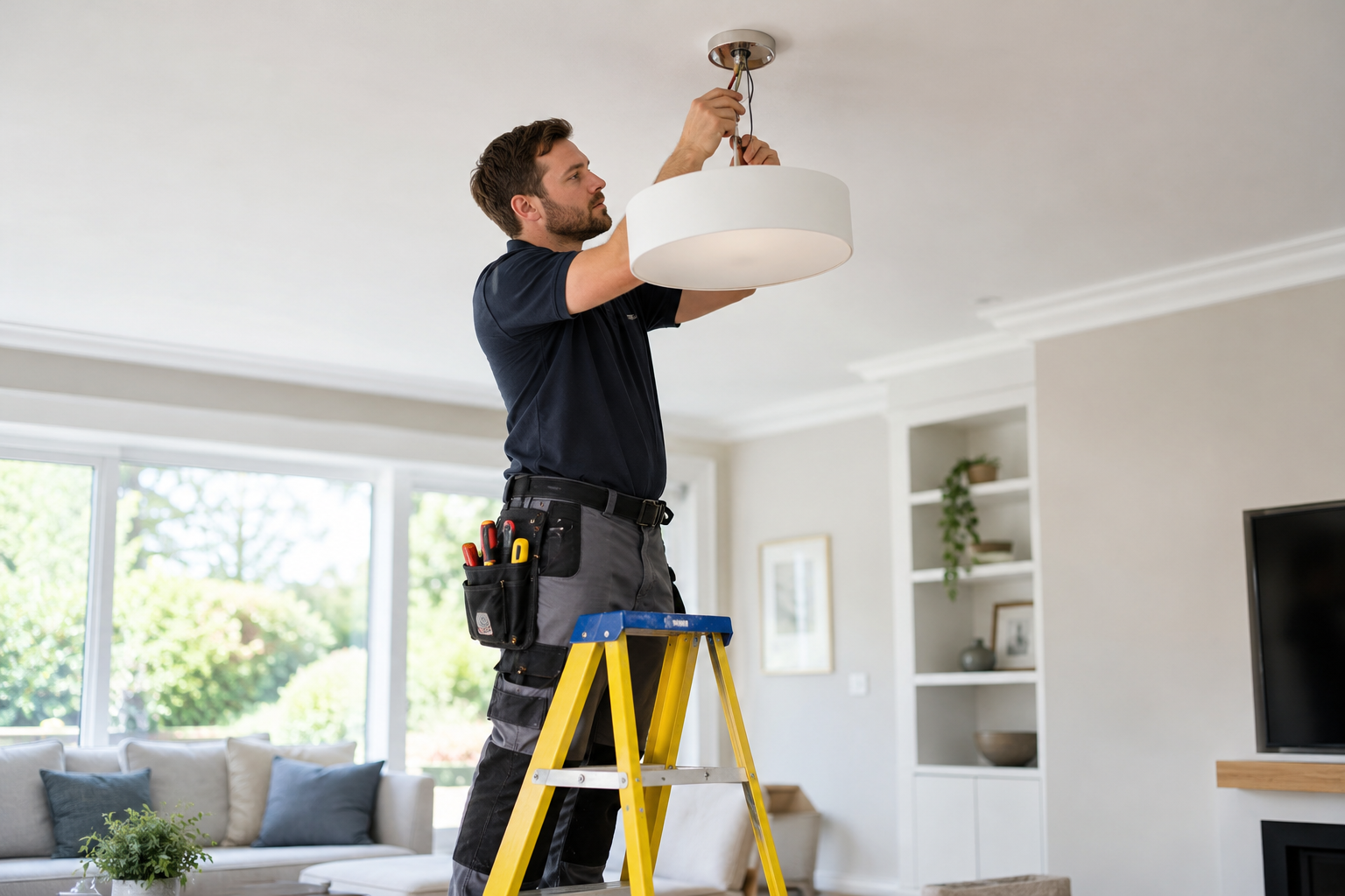 Illustrative professional lighting installation